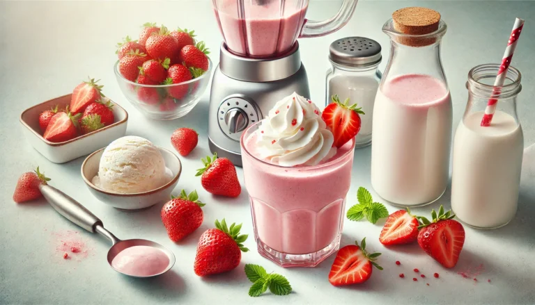 Çilekli Milkshake Nasıl Yapılır?