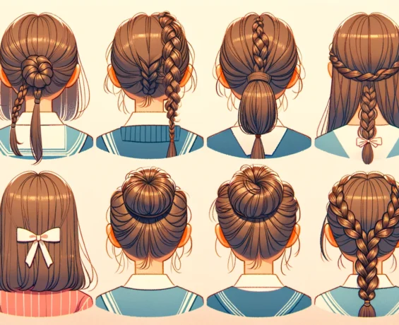 Okul İçin Kolay Saç Modelleri ve Yapılışları