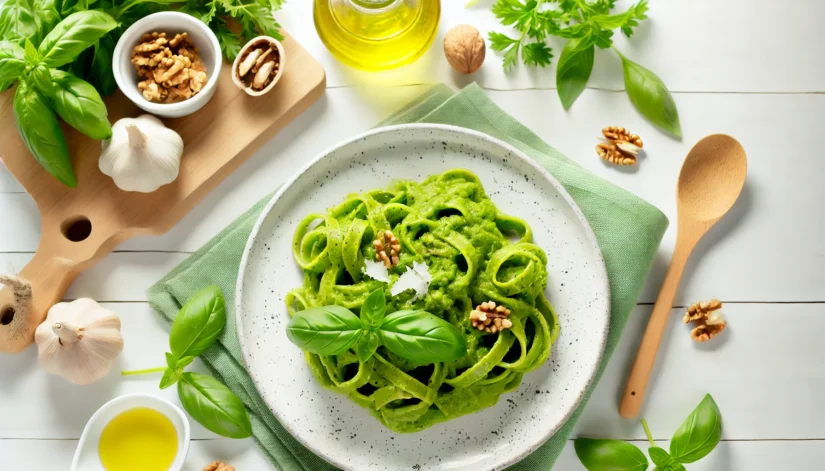 Yeşil Soslu Makarna Nasıl Yapılır?