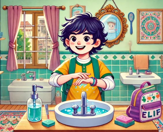 Temiz Elif ve Günlük Rutin: Temizlik Alışkanlığı Kazanmak