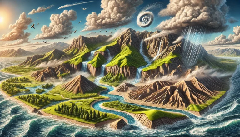 Hava Olaylarının Yeryüzü Şekillerine Etkisi