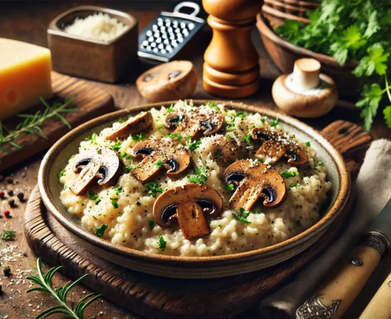 Hızlı ve Kolay Mantarlı Risotto Tarifi: Enfes ve Pratik Bir İtalyan Lezzeti