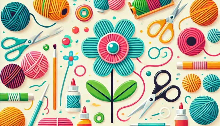 İplikten Çiçek Yapımı: Kolay Bir El Sanatı Projesi