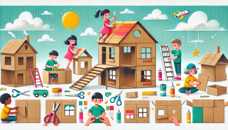 Kartondan Ev Yapımı. Kartondan Ev Nasıl Yapılır?