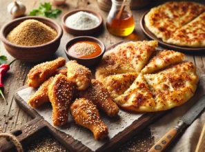 Kavrulmuş Susamlı Tavuk Kanatları ve Pratik Gözleme Tarifi: Lezzetli ve Kolay İkili