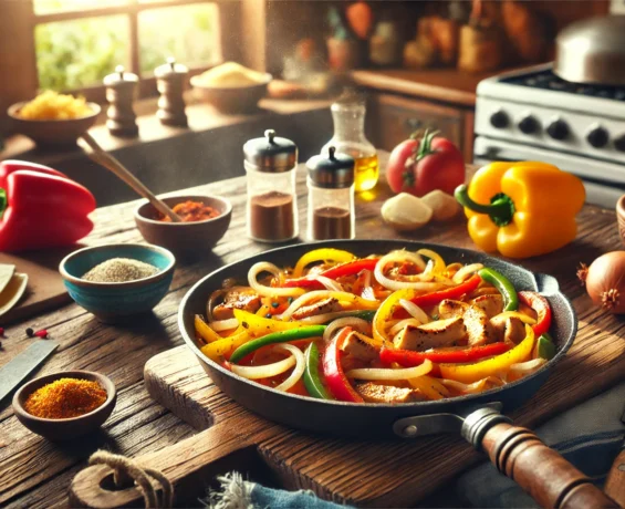 Sadece 15 Dakikada Tavuklu Fajita Tarifi: Hızlı ve Lezzetli Yemek