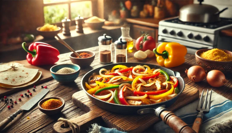 Sadece 15 Dakikada Tavuklu Fajita Tarifi: Hızlı ve Lezzetli Yemek