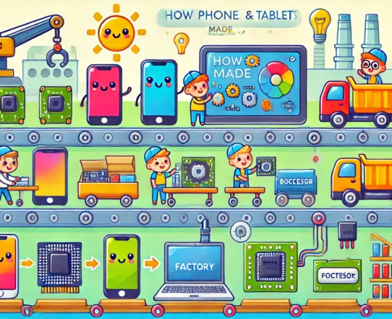 Telefonlar ve Tabletler Nasıl Yapılıyor?