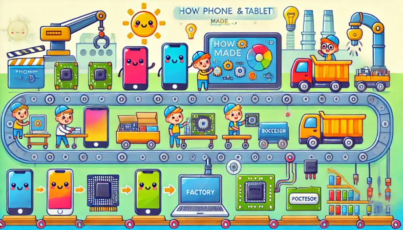 Telefonlar ve Tabletler Nasıl Yapılıyor?