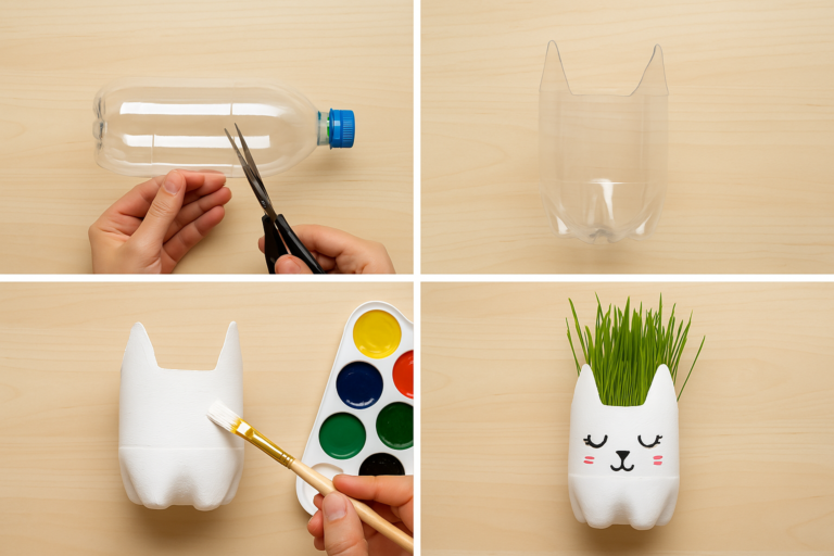 Pet Şişeden Saksı Yapımı