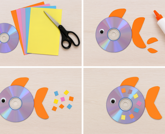 CD’den Balık Süsü Yapımı