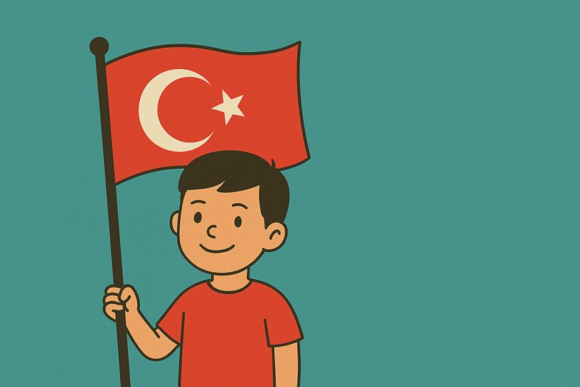 23 Nisan Ulusal Egemenlik ve Çocuk Bayramı Kompozisyonu
