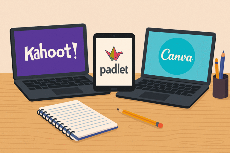 Öğretmenler İçin Teknoloji Tabanlı Eğitim Araçları: Kahoot, Padlet, Canva