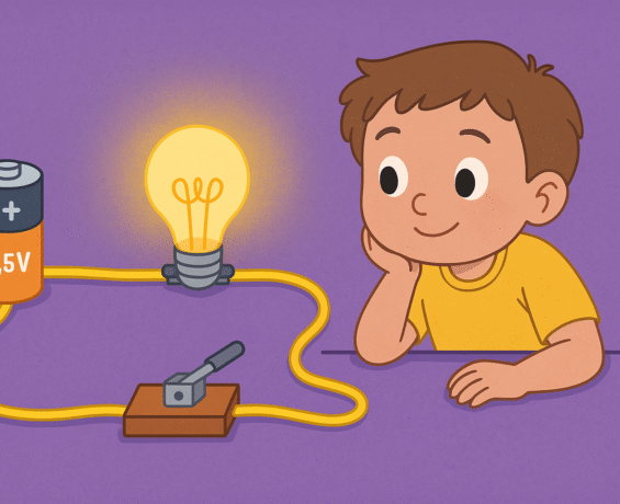 Elektrik Nasıl Üretilir? Evde Mini Elektrik Devresi Yapalım!