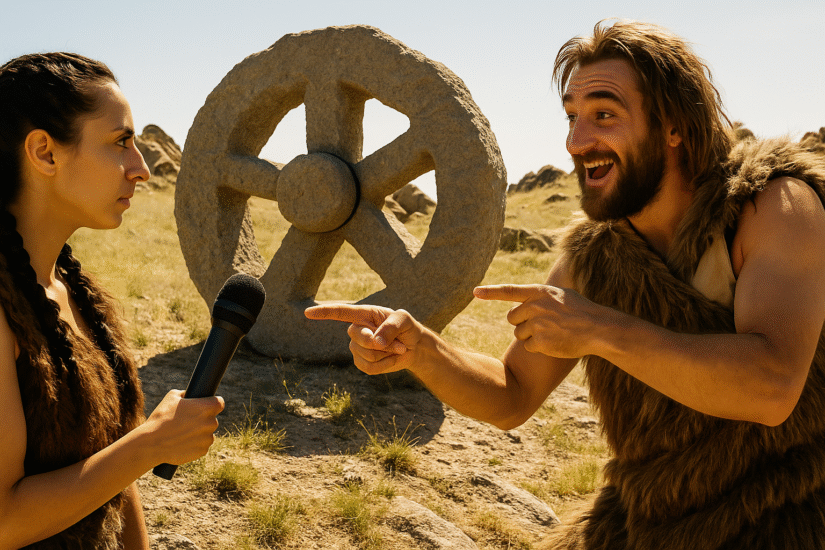 Tekerleği Kim İcat Etti? EP Mikrofonuna Konuşan Vatandaşın Esprili Yorumu