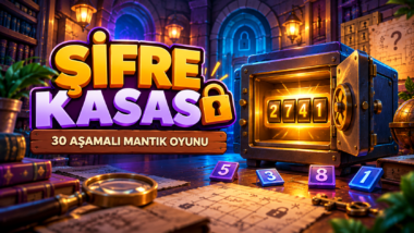 Şifre Kasası – 30 Aşamalı Mantık ve Şifre Çözme Oyunu