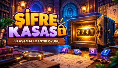 Şifre Kasası – 30 Aşamalı Mantık ve Şifre Çözme Oyunu